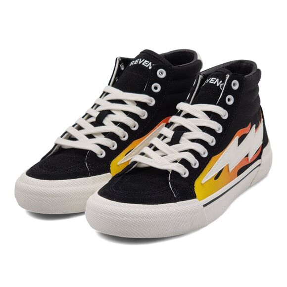 Revenge x Storm Vol. 2 Hi Top Sneakers in Black Flame US 7 NWB - Picture 2 of 8